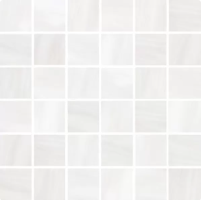 White 2x2 mosaic Polished - porcelain tile
